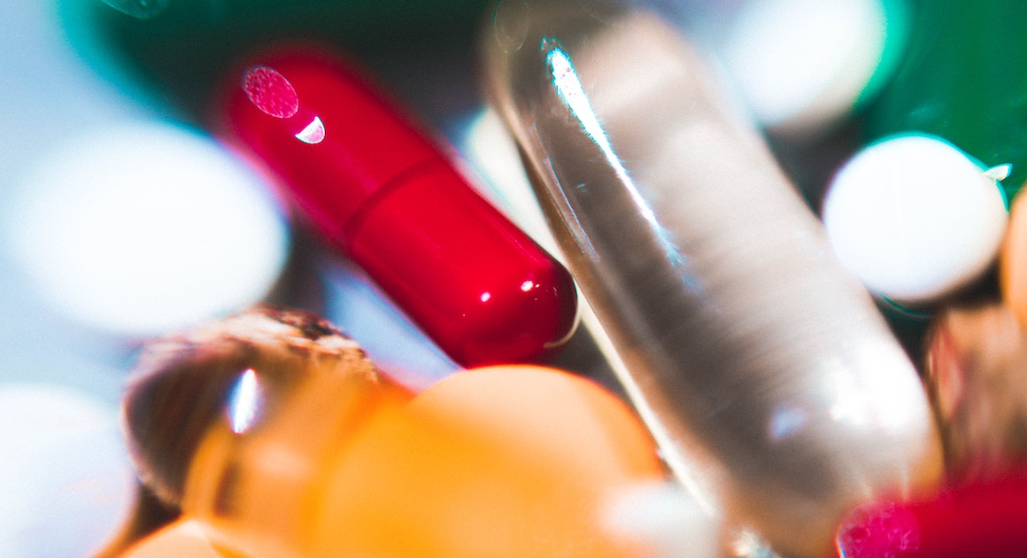 capsules lying on a table